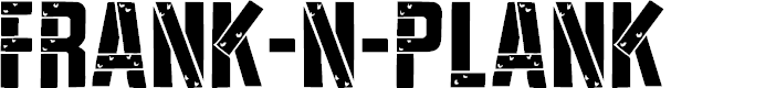 Preview image for Frank-n-Plank Regular Font