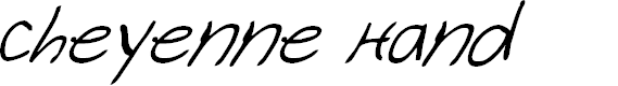 Preview image for Cheyenne Hand Bold Italic
