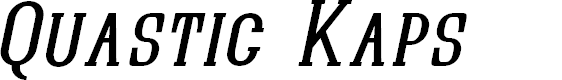 Preview image for Quastic Kaps Italic