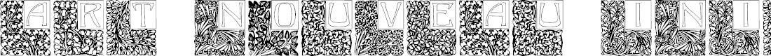 Preview image for Art Nouveau Initials