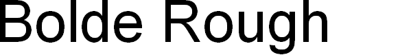 Preview image for Bolde Rough