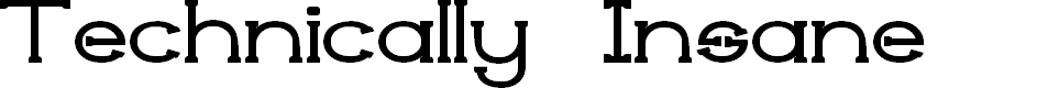 Preview image for Technically Insane Widesemibold