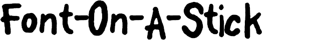 Preview image for FontOnAStick