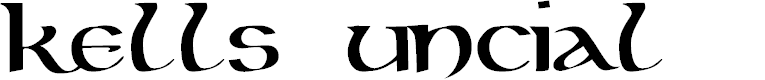 Preview image for Kells Uncial Bold