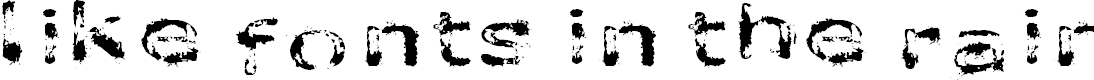Preview image for like fonts in the rain
