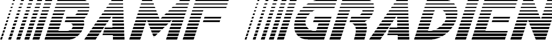 Preview image for Bamf Gradient Italic