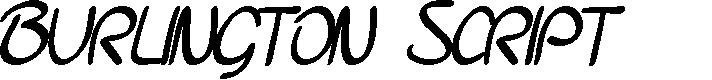 Preview image for SF Burlington Script SC Bold