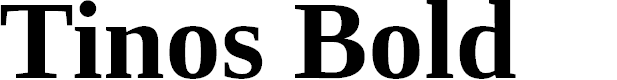 Preview image for Tinos Bold