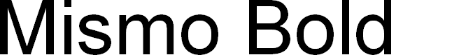 Preview image for Mismo Bold