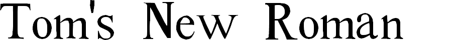 Preview image for Tom's New Roman