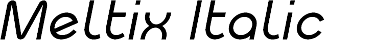 Preview image for Meltix Italic Demo
