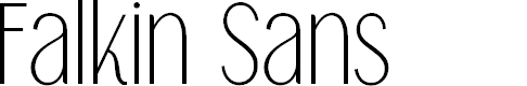 Preview image for Falkin Sans PERSONAL