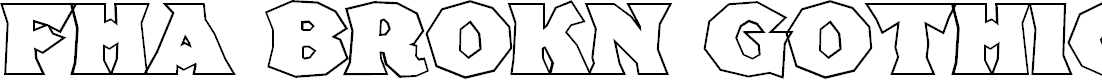 Preview image for FHA Brokn Gothic BustdCC NC