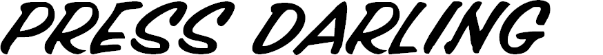 Preview image for Press Darling Expanded Italic
