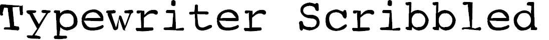 Preview image for TypewriterScribbled