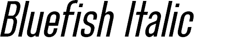 Preview image for Bluefish Demo Italic