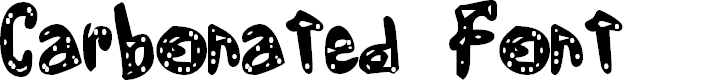 Preview image for Carbonated Font