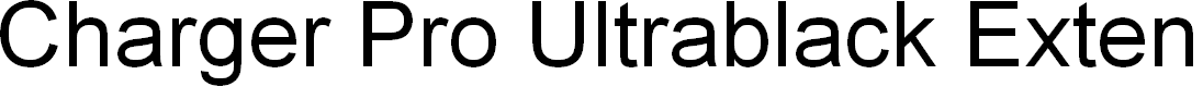 Preview image for Charger Pro Ultrablack Extended Oblique
