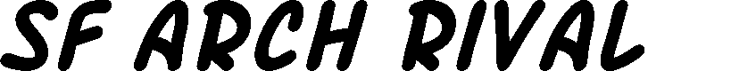 Preview image for SF Arch Rival Bold Italic