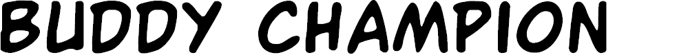 Preview image for Buddy Champion Font