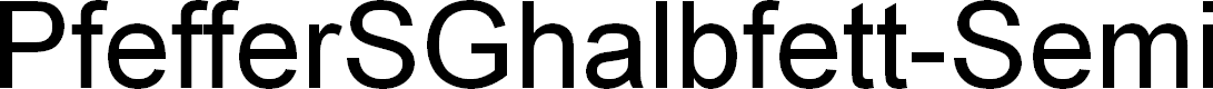 Preview image for PfefferSGhalbfett-SemiBold Font