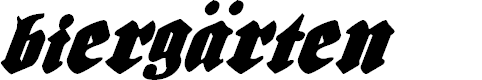 Preview image for Biergärten Italic