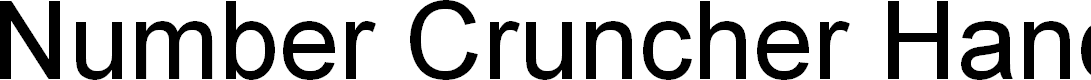 Preview image for Number Cruncher Hand Medium