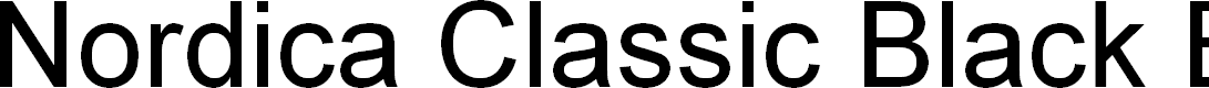 Preview image for Nordica Classic Black Extended Outline