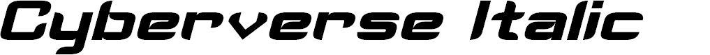 Preview image for Cyberverse Italic