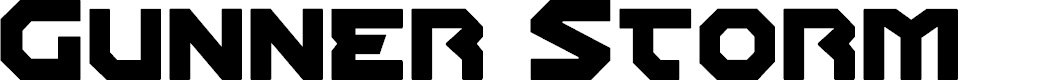 Preview image for Gunner Storm Font