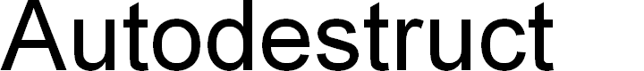 Preview image for AutodestructBB-Bold