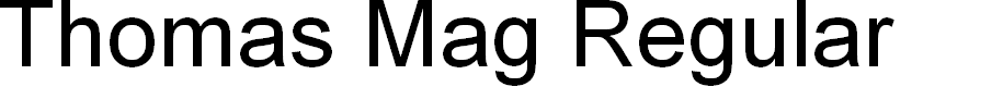 Preview image for Thomas Mag Regular