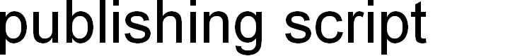 Preview image for PublishingScriptDEMOversion