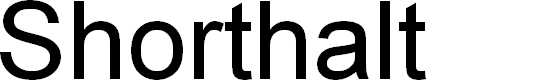 Preview image for Shorthalt
