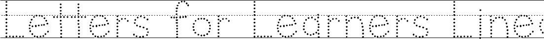 Preview image for Letters for Learners Lined Dots