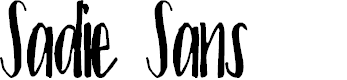 Preview image for Sadie Sans