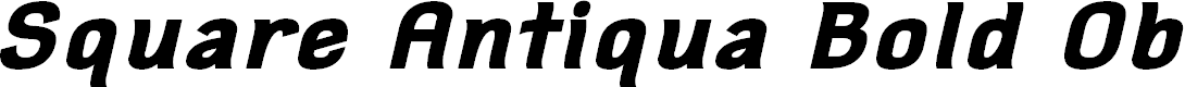Preview image for Square Antiqua Bold Oblique