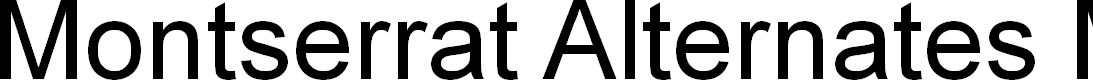 Preview image for Montserrat Alternates Medium Italic