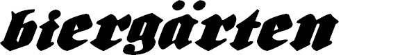 Preview image for Biergärten Expanded Italic
