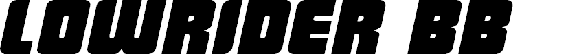 Preview image for LowRider BB Italic
