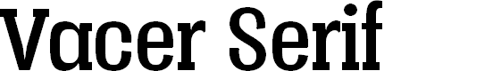 Preview image for Vacer Serif Personal