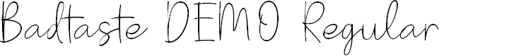 Preview image for Badtaste DEMO Regular