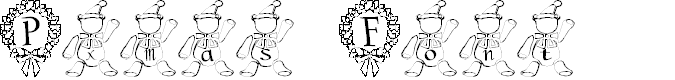 Preview image for P-xmas Font