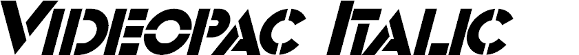 Preview image for Videopac Italic