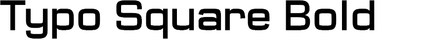 Preview image for Typo Square Bold Demo