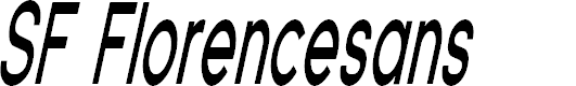Preview image for SF Florencesans Comp Bold Italic