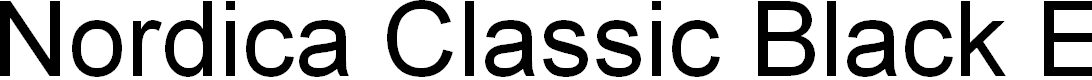 Preview image for Nordica Classic Black Extended Opposite Oblique Outline