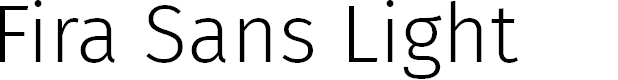 Preview image for Fira Sans Light