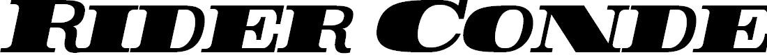 Preview image for Rider Condensed ExtraBlack Italic