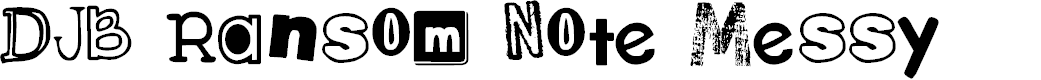 Preview image for DJB Ransom Note Messy